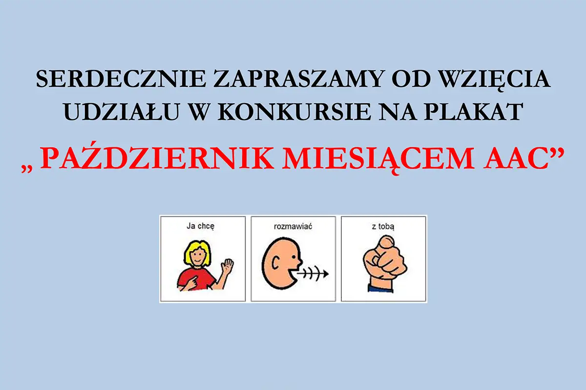 Konkurs na plakat "Październik miesiącem AAC"